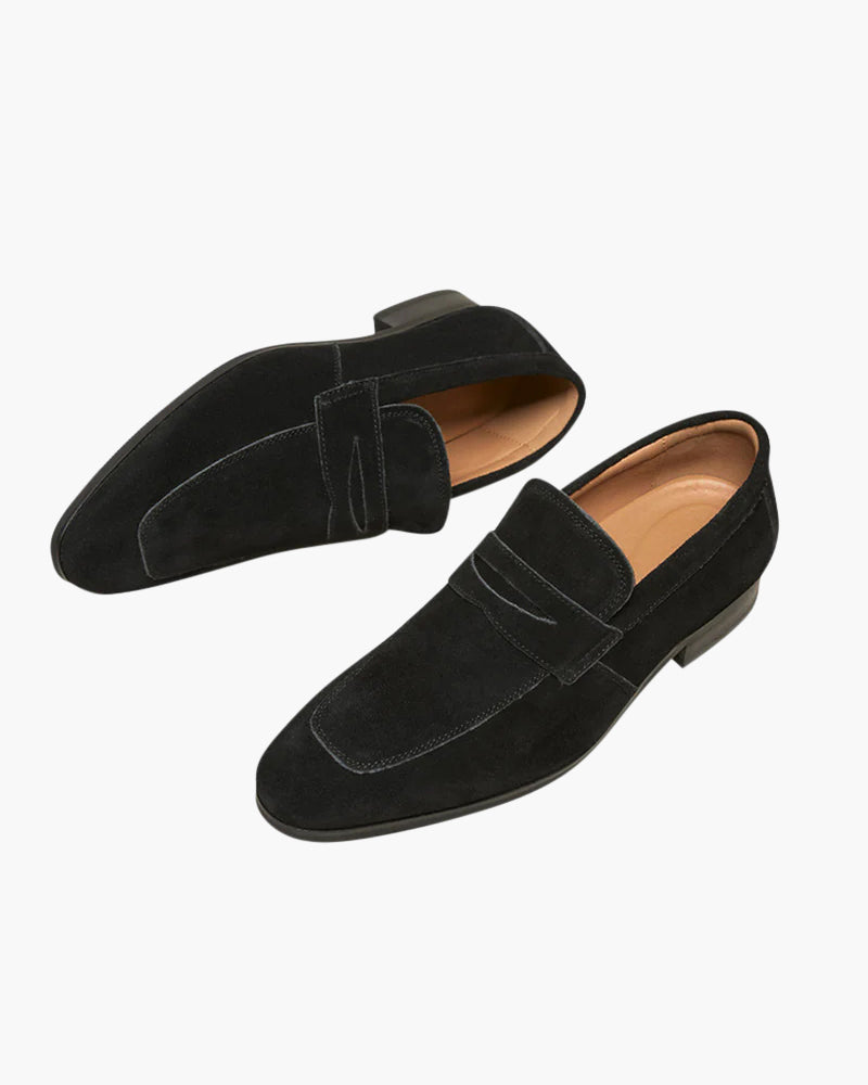 Old Money Wildleder-Pennyloafer
