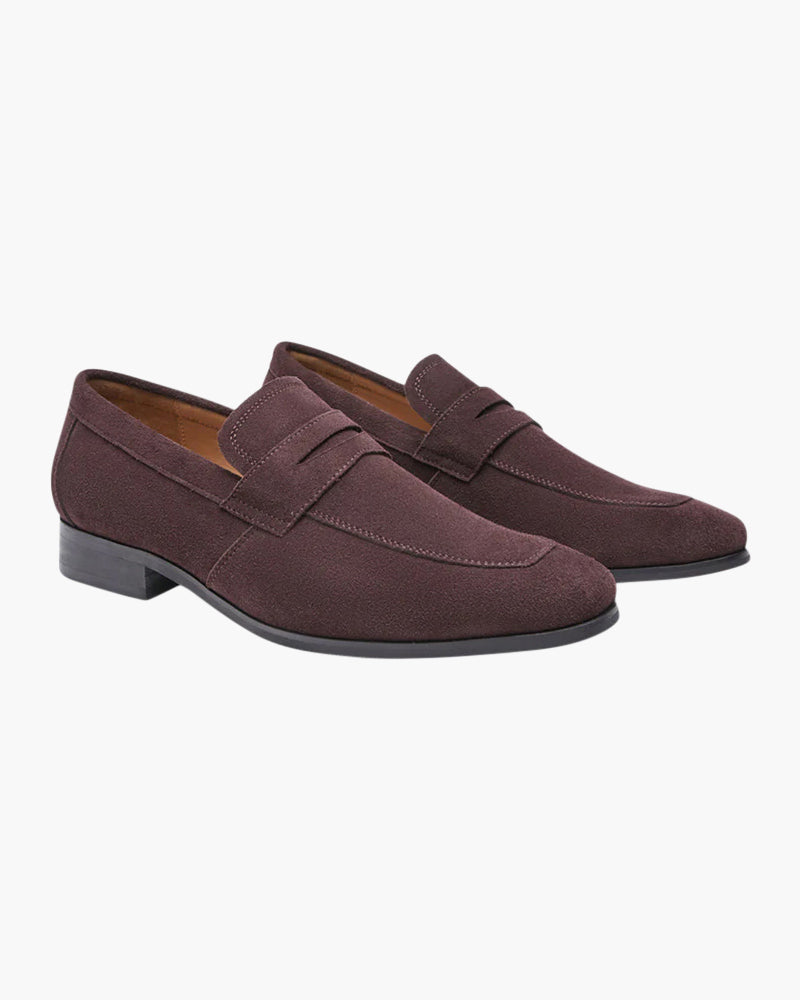Old Money Wildleder-Pennyloafer