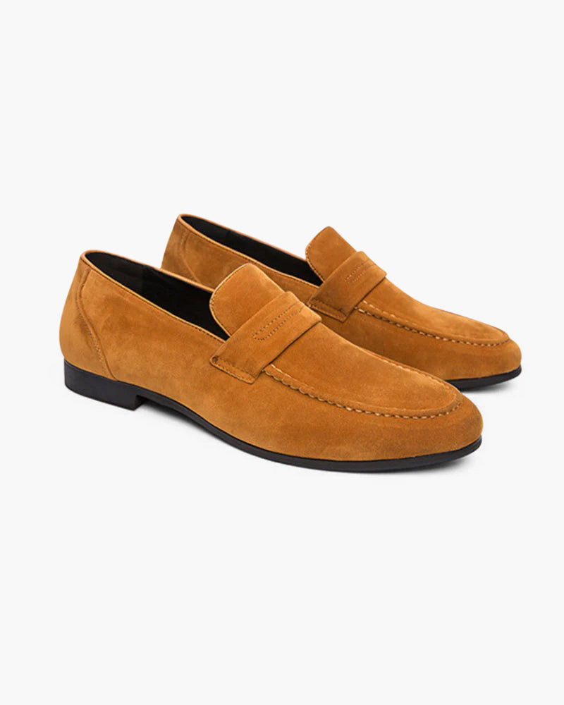 Old Money Wildleder-Pennyloafer