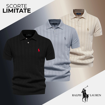 Polo Testurizzato da Uomo R&amp;L
