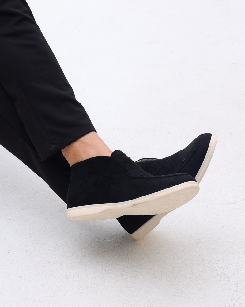 Old Money – Hohe Wildleder-Loafer