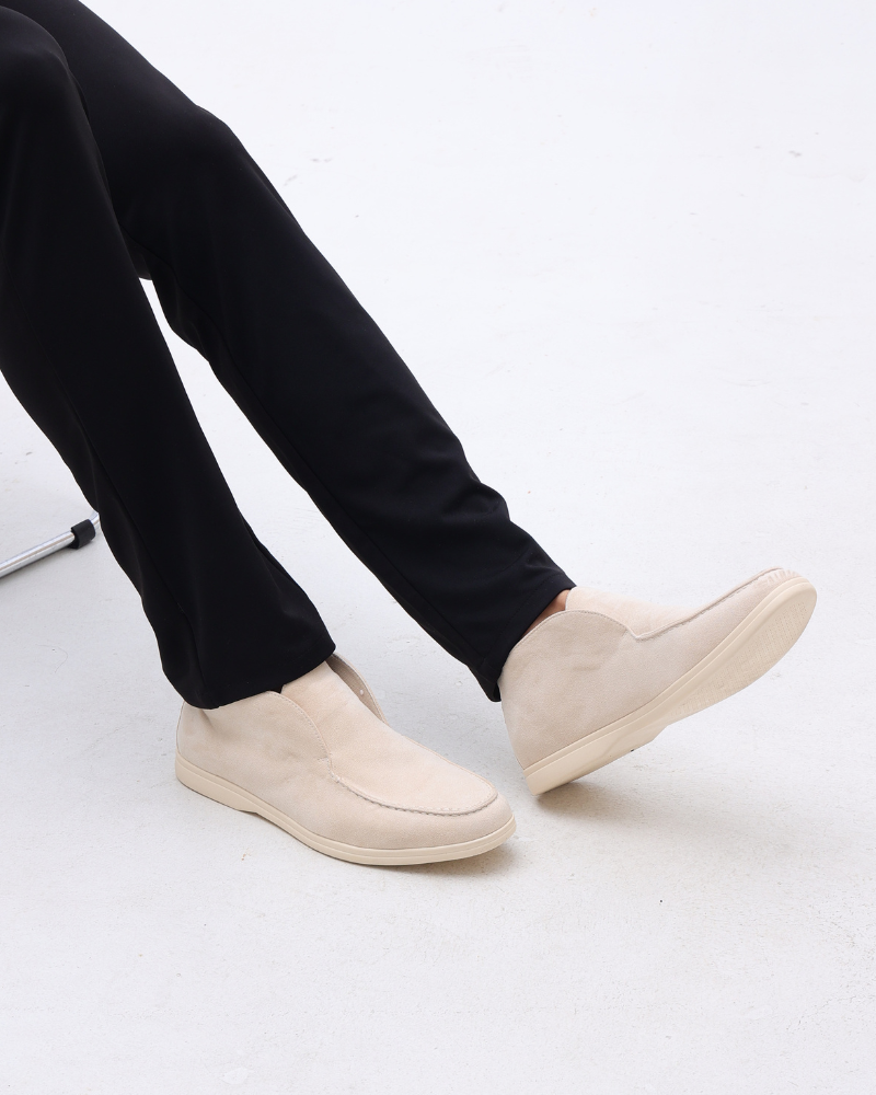 Old Money – Hohe Wildleder-Loafer