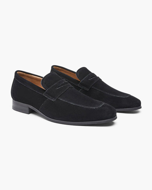 Old Money Wildleder-Pennyloafer