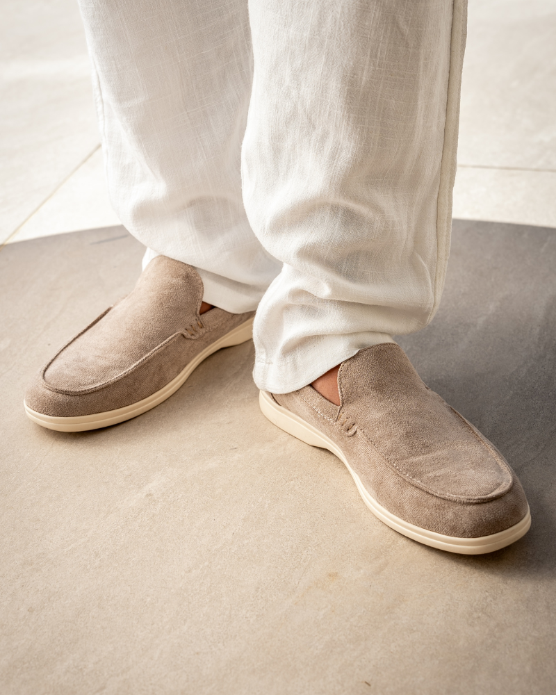 Wildleder-Loafer „Old Money“