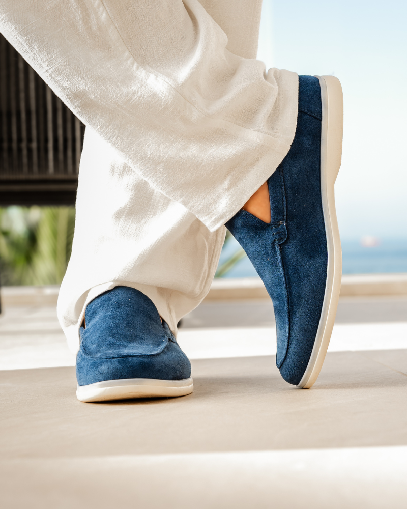 Wildleder-Loafer „Old Money“
