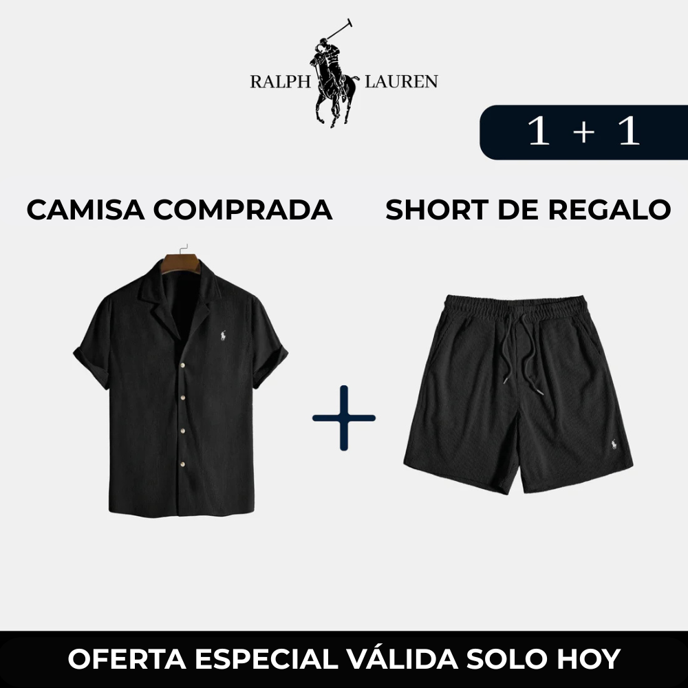 R&amp;L Exklusivpaket: Elegantes Hemd + Geschenkshorts