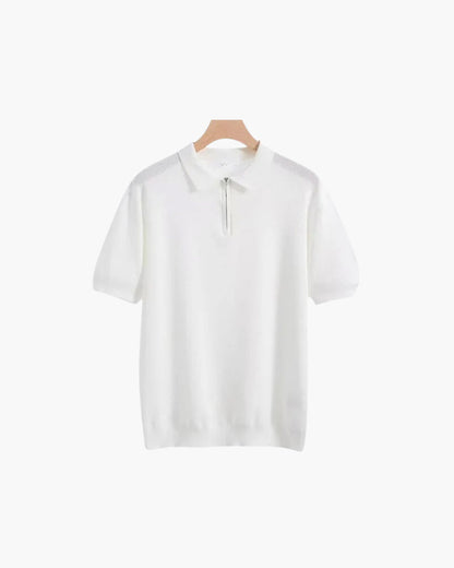 Marbella Poloshirt mit Reißverschluss
