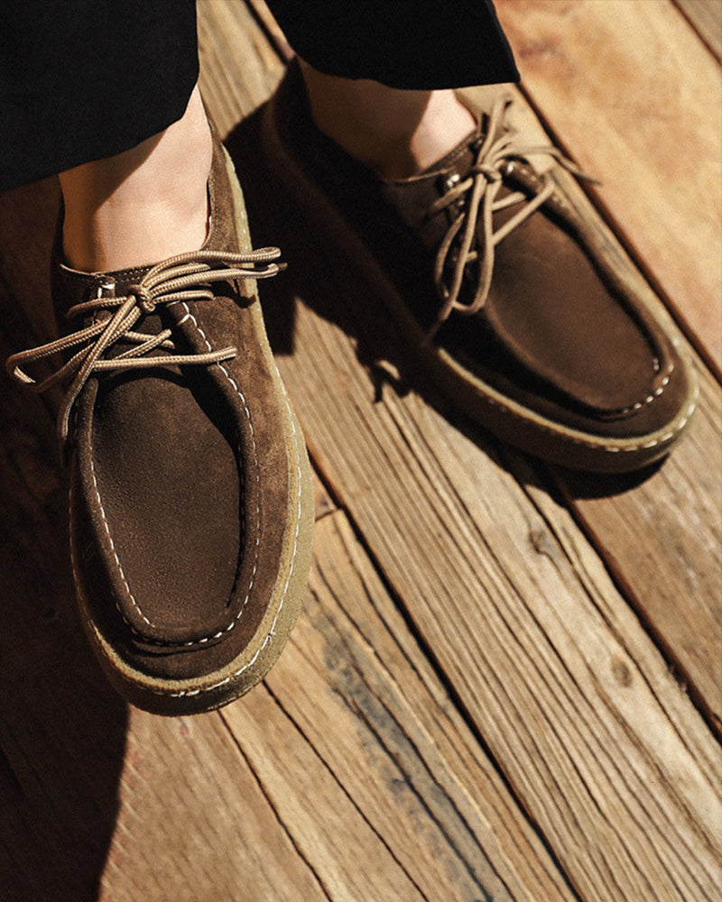 Premium Wildleder Cityschuhe