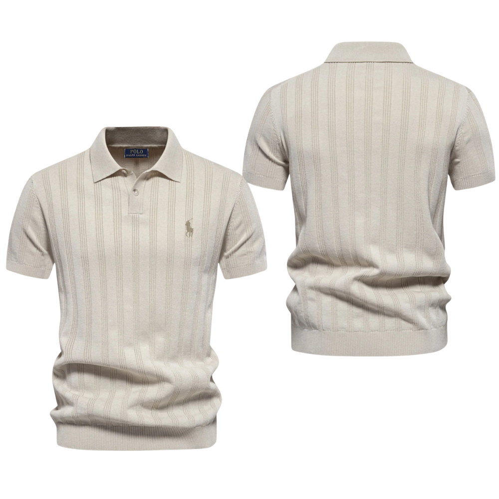 RL Strukturiertes Poloshirt für Herren