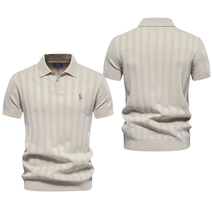 RL Strukturiertes Poloshirt für Herren