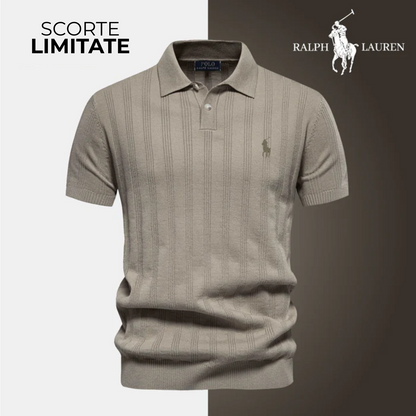 Polo Testurizzato da Uomo R&amp;L