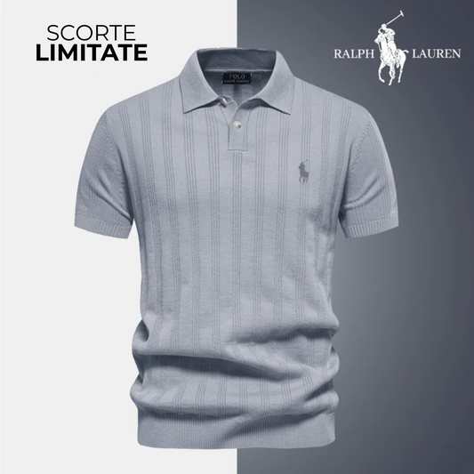Polo Testurizzato da Uomo R&amp;L